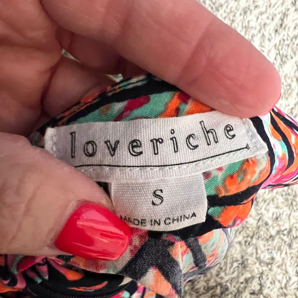 Love Riche‎ Multicolor Abstract Romper Size S - Picture 5 of 7